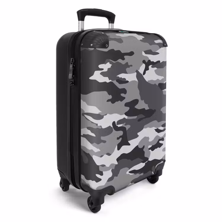 Camogrijs NBS - Handbagage koffer - Unisex middel -productfoto_3d