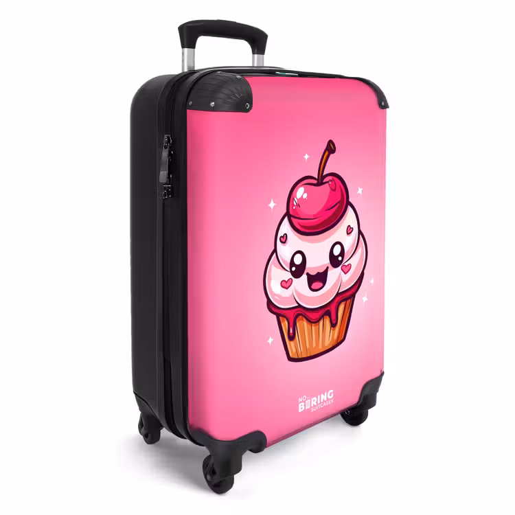 Carrie cupcake NBS - Handbagage koffer - Unisex middel -productfoto_3d
