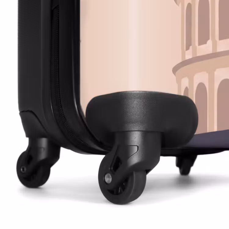 Koffer - Colosseum - Zonsopgang - Rome - Architectuur - Beige - Colosseum - Zonsopgang - Rome - Architectuur - Beige NBS - Handbagage koffer - Volwassenen Unisex middel