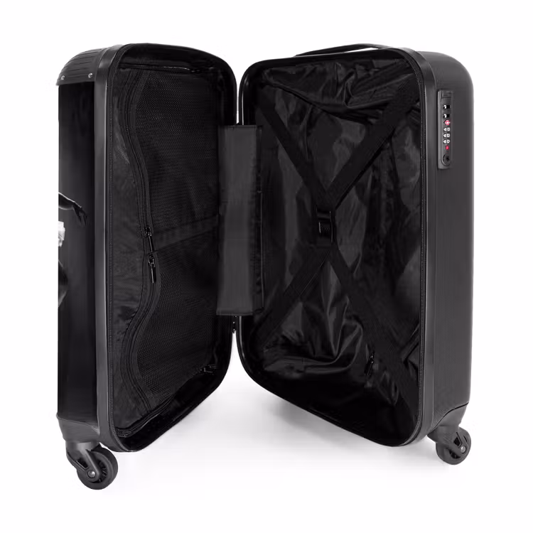 Koffer - Danser - Podium - Zwart-wit - Kunst - Klassiek - Danser - Podium - Zwart-wit - Kunst - Klassiek NBS - Handbagage koffer - Volwassenen Unisex middel