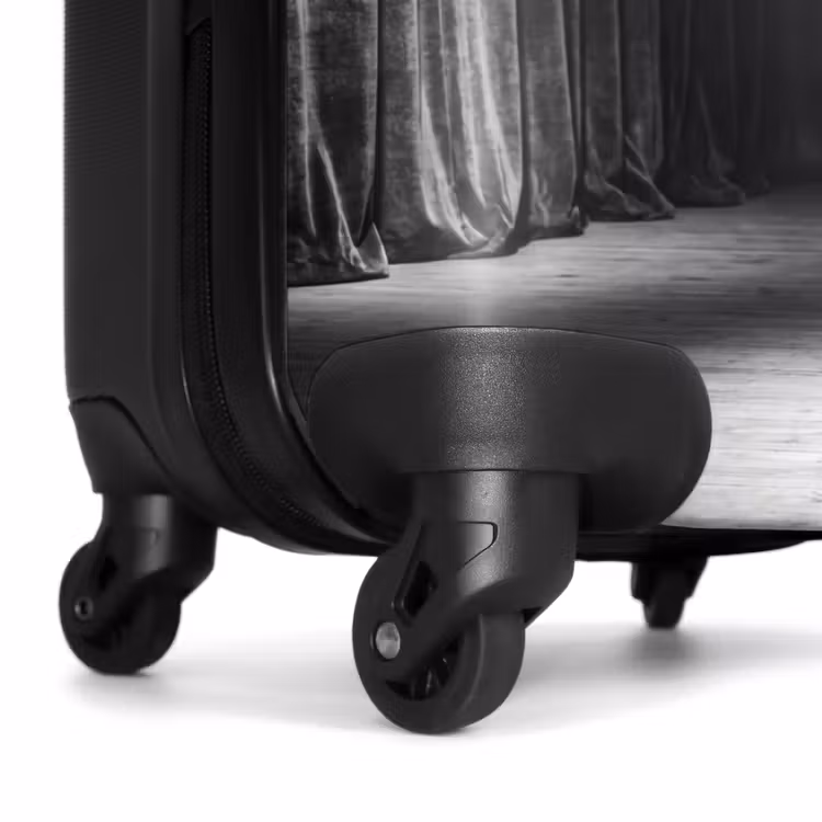 Koffer - Danser - Podium - Zwart-wit - Kunst - Klassiek - Danser - Podium - Zwart-wit - Kunst - Klassiek NBS - Handbagage koffer - Volwassenen Unisex middel