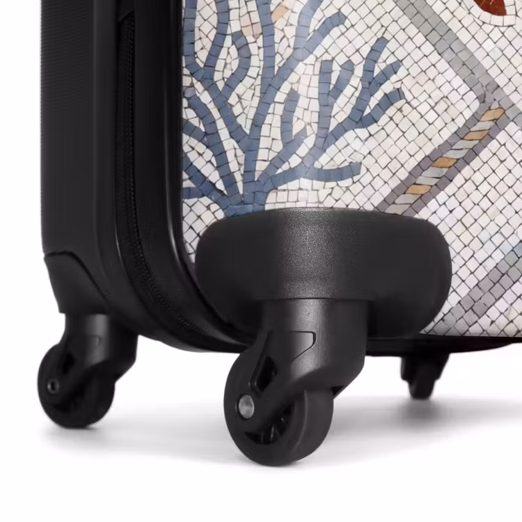 Koffer - Dier - Mozaïek - Zee - Klassiek - Bruin - Dier - Mozaïek - Zee - Klassiek - Bruin NBS - Handbagage koffer - Volwassenen Unisex middel