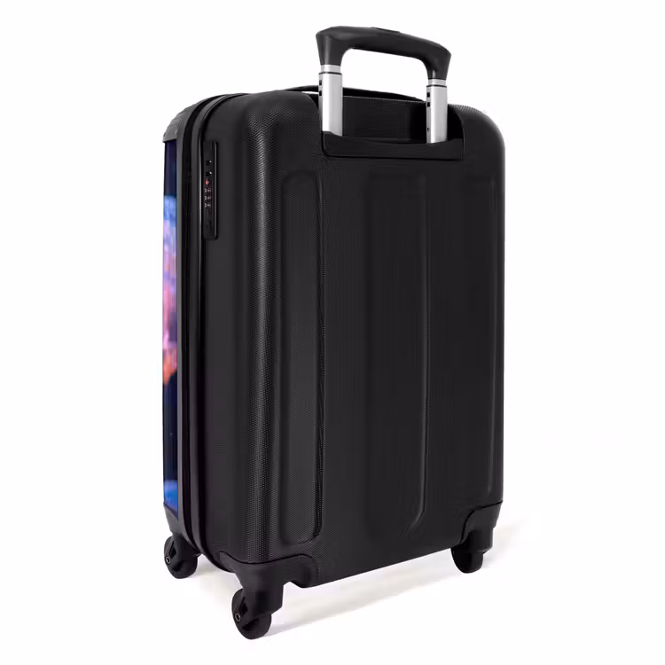 Koffer - Dier - Onderwater - Natuur - Roze - Mysterieus - Dier - Onderwater - Natuur - Roze - Mysterieus NBS - Handbagage koffer - Volwassenen Unisex middel