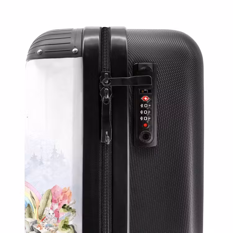 Dierlijke fantasiestad NBS - Handbagage koffer - Unisex middel -slot