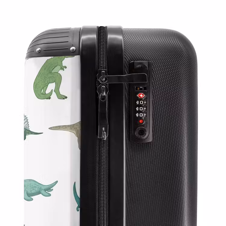 Dino Dynastie NBS - Handbagage koffer - Unisex middel -slot