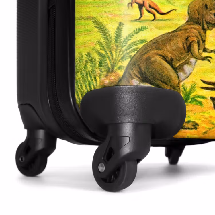 Dinosaurus in Dinosaurusland NBS - Handbagage koffer - Unisex middel -wiel
