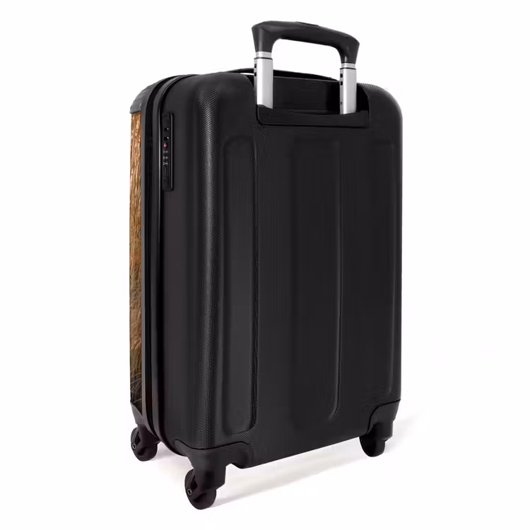 Duinlandschap - Zonsondergang - Strand NBS - Handbagage koffer - Volwassenen Unisex middel -achterkant