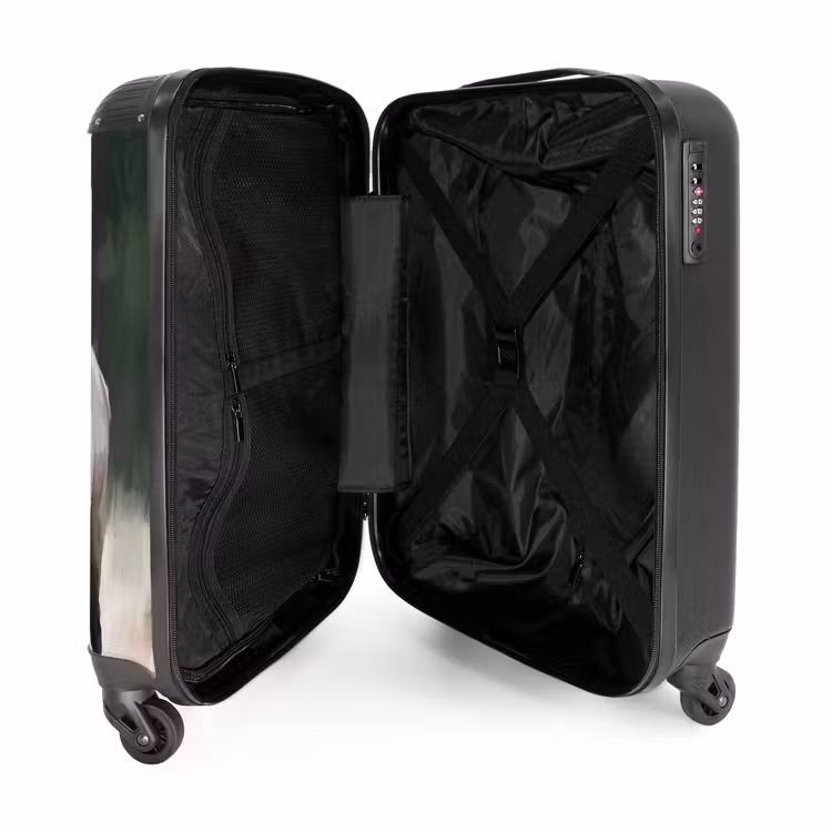 Koffer - Edelhert - Gewei - Schildering - Rustiek - Edelhert - Gewei - Schildering - Rustiek NBS - Handbagage koffer - Volwassenen Unisex middel