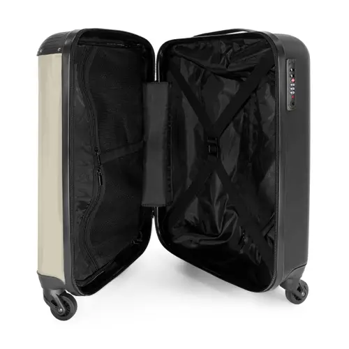 Eenhoorn in neutrale kleuren NBS - Handbagage koffer - Volwassenen Unisex middel -binnenkant