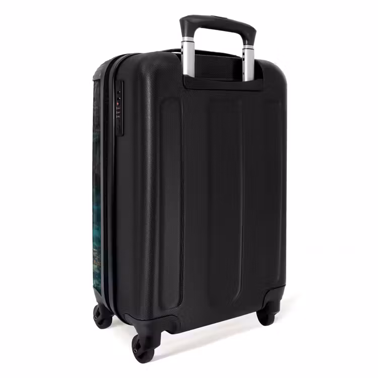 Koffer - Eiland - Tropisch - Water - Palmbomen - Natuur - Eiland - Tropisch - Water - Palmbomen - Natuur NBS - Handbagage koffer - Volwassenen Unisex middel