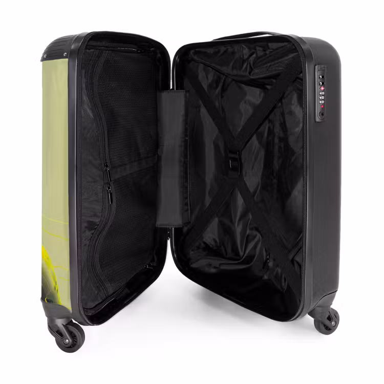 3 NBS - Handbagage koffer - Unisex middel -binnenkant