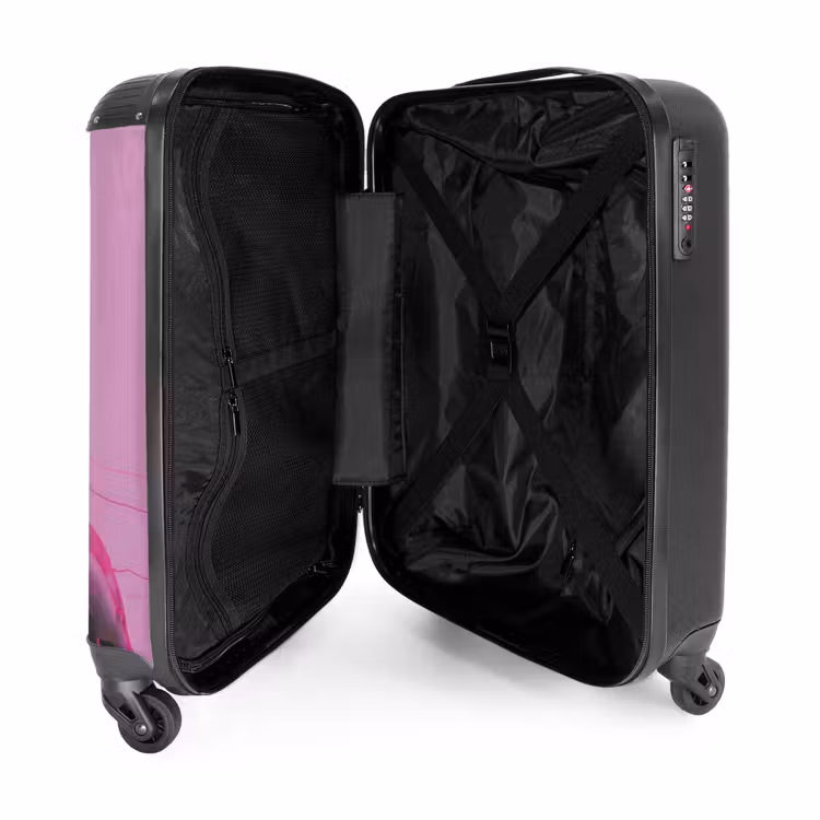 5 NBS - Handbagage koffer - Unisex middel -binnenkant