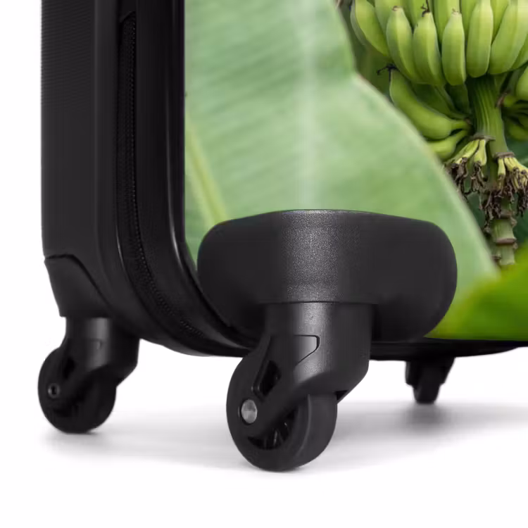 Koffer - Eten - Bananen - Plantage - Groen - Eten - Bananen - Plantage - Groen NBS - Handbagage koffer - Volwassenen Unisex middel