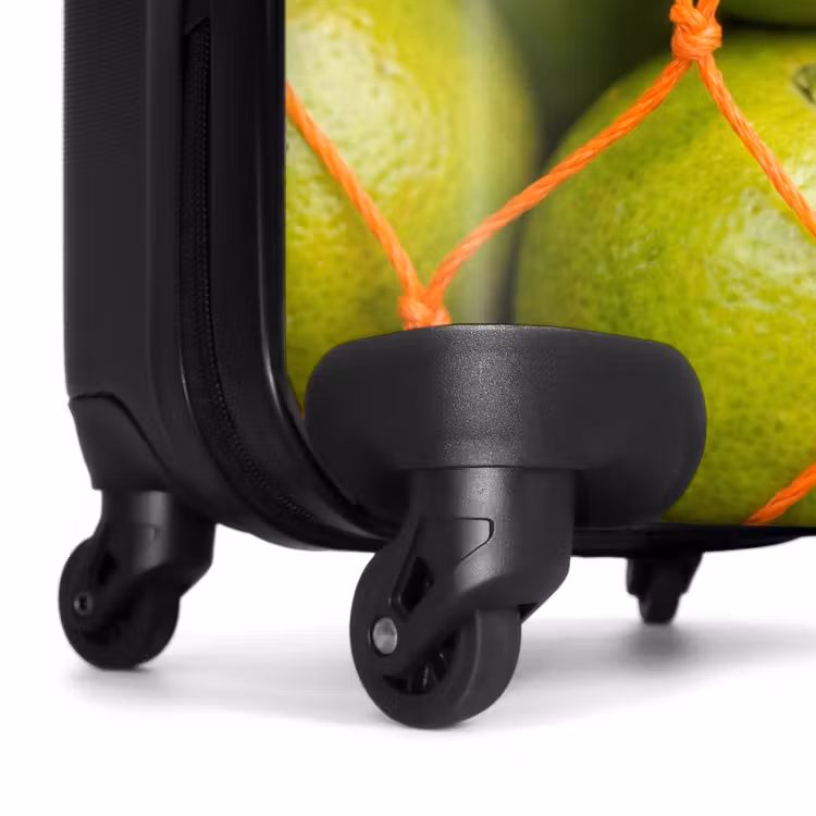 Koffer - Eten - Net - Groen - Markt - Eten - Net - Groen - Markt NBS - Handbagage koffer - Volwassenen Unisex middel