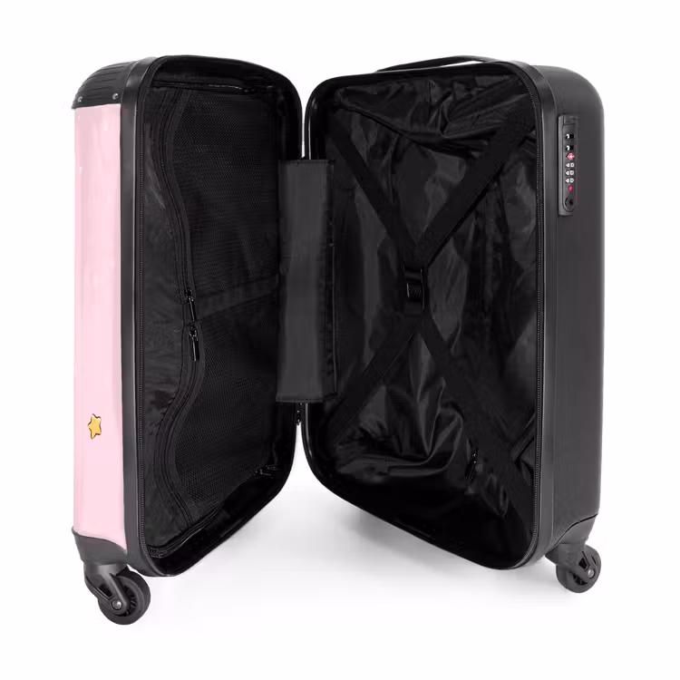 Eva eenhoornprinses NBS - Handbagage koffer - Unisex middel -binnenkant