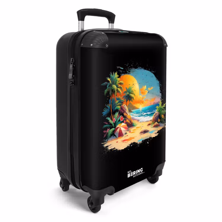 Exotische muurschildering NBS - Handbagage koffer - Volwassenen Unisex middel -productfoto_3d