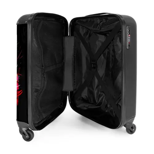 Formule 1 auto met graffiti NBS - Handbagage koffer - Unisex middel -binnenkant