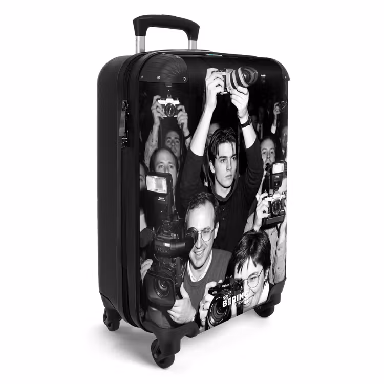 Koffer - Fotografen - Menigte - Flitsers - Journalistiek - Fotografen - Menigte - Flitsers - Journalistiek NBS - Handbagage koffer - Volwassenen Unisex middel