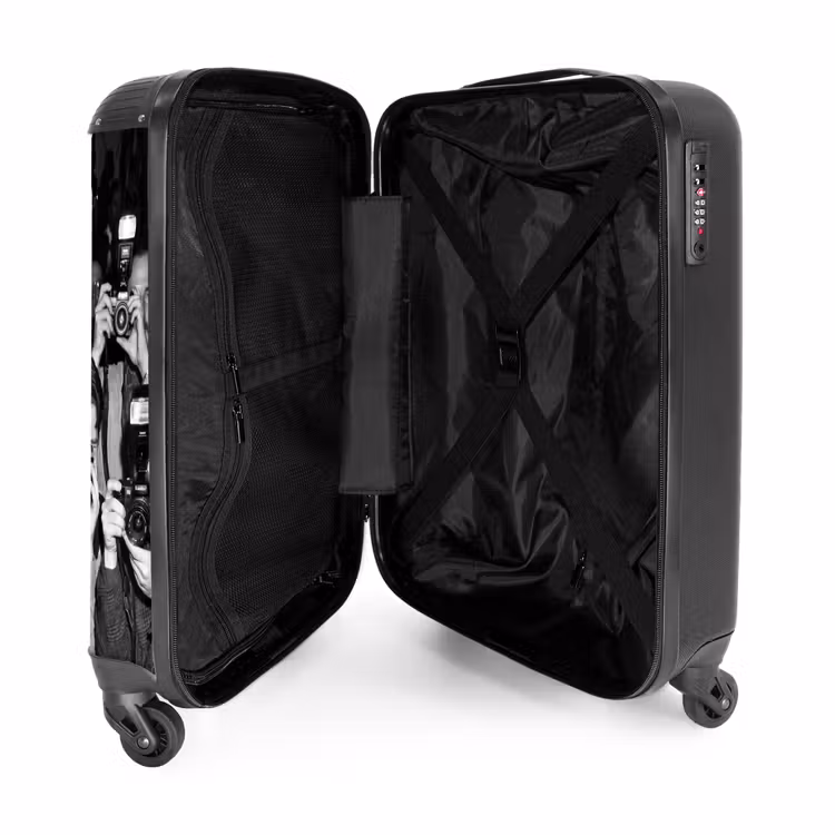Koffer - Fotografen - Menigte - Flitsers - Journalistiek - Fotografen - Menigte - Flitsers - Journalistiek NBS - Handbagage koffer - Volwassenen Unisex middel