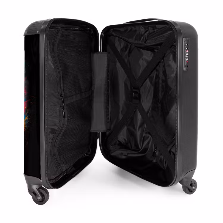 Game controller bedekt met verf NBS - Handbagage koffer - Volwassenen Unisex middel -binnenkant