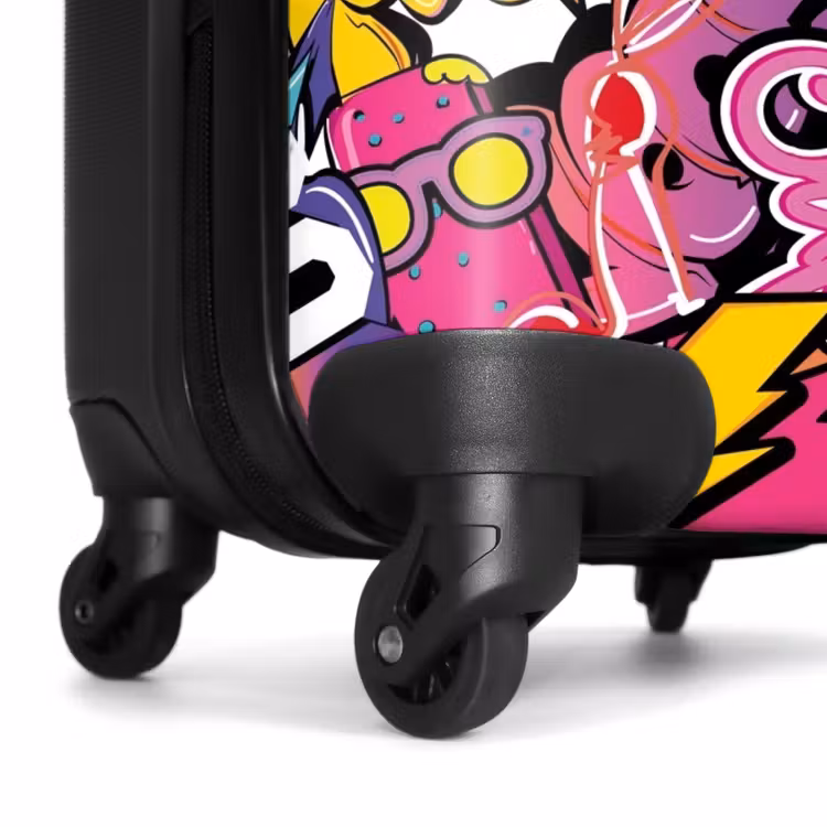 Girly graffiti NBS - Handbagage koffer - Unisex middel -wiel