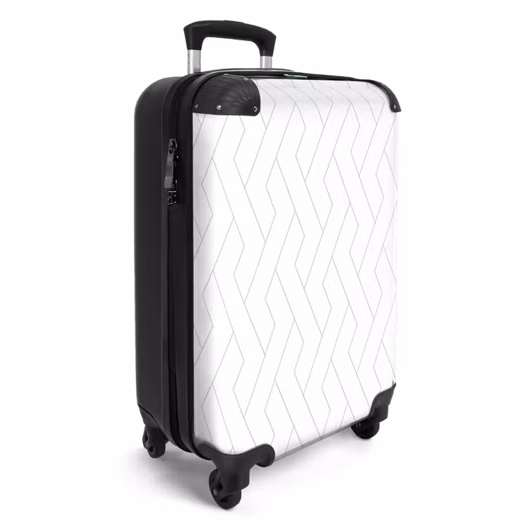 Grafisch - Patroon - Modern NBS - Handbagage koffer - Kinderen Unisex middel 644 -productfoto_3d
