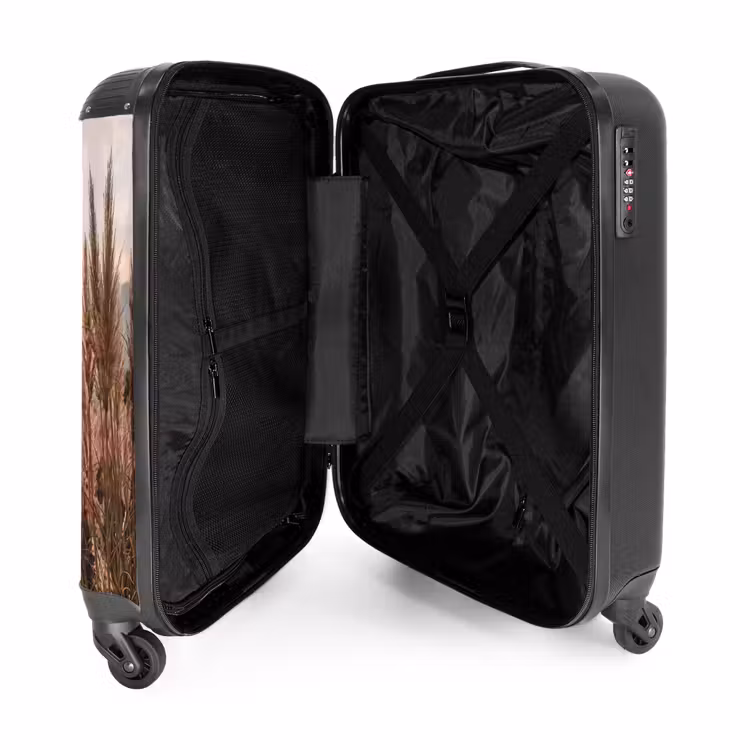 Koffer - Gras - Veld - Zon - Natuur - Gras - Veld - Zon - Natuur NBS - Handbagage koffer - Volwassenen Unisex middel