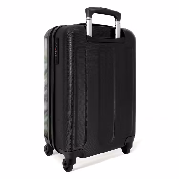 Koffer - Gras - Wazig - Natuur - Groen - Zacht - Gras - Wazig - Natuur - Groen - Zacht NBS - Handbagage koffer - Volwassenen Unisex middel