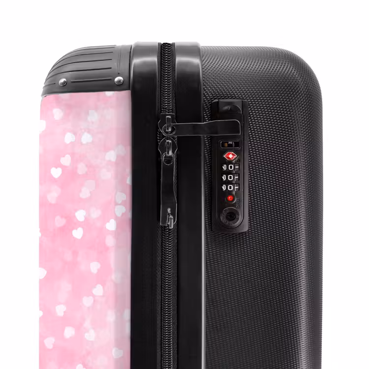 Hartenregen NBS - Handbagage koffer - Unisex middel -slot
