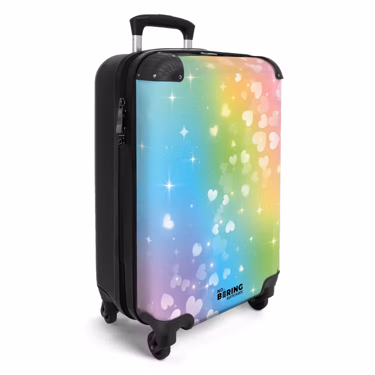 Hartjes hemel NBS - Handbagage koffer - Unisex middel -productfoto_3d