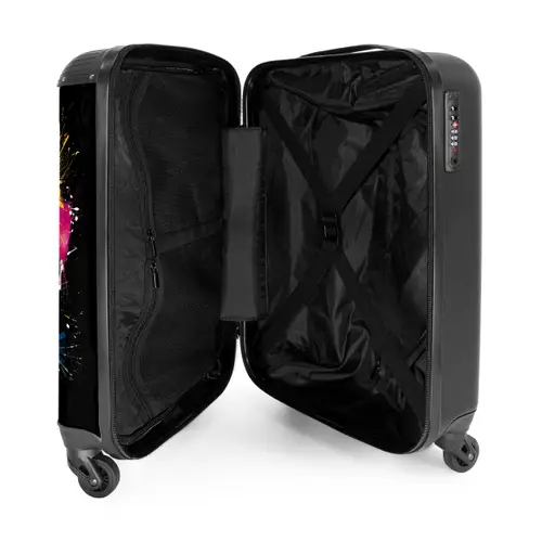 Hockey met verf NBS - Handbagage koffer - Unisex middel -binnenkant