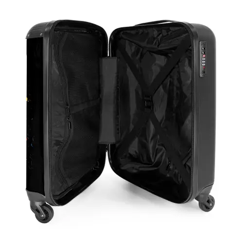 Honkbalhandschoen met graffiti NBS - Handbagage koffer - Unisex middel -binnenkant