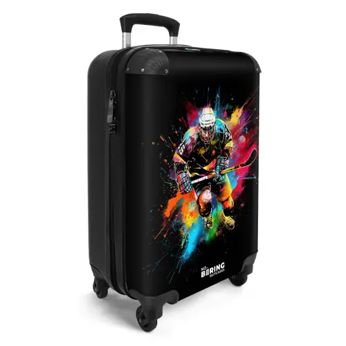 IJshockey met graffiti NBS - Handbagage koffer - Unisex middel -productfoto_3d