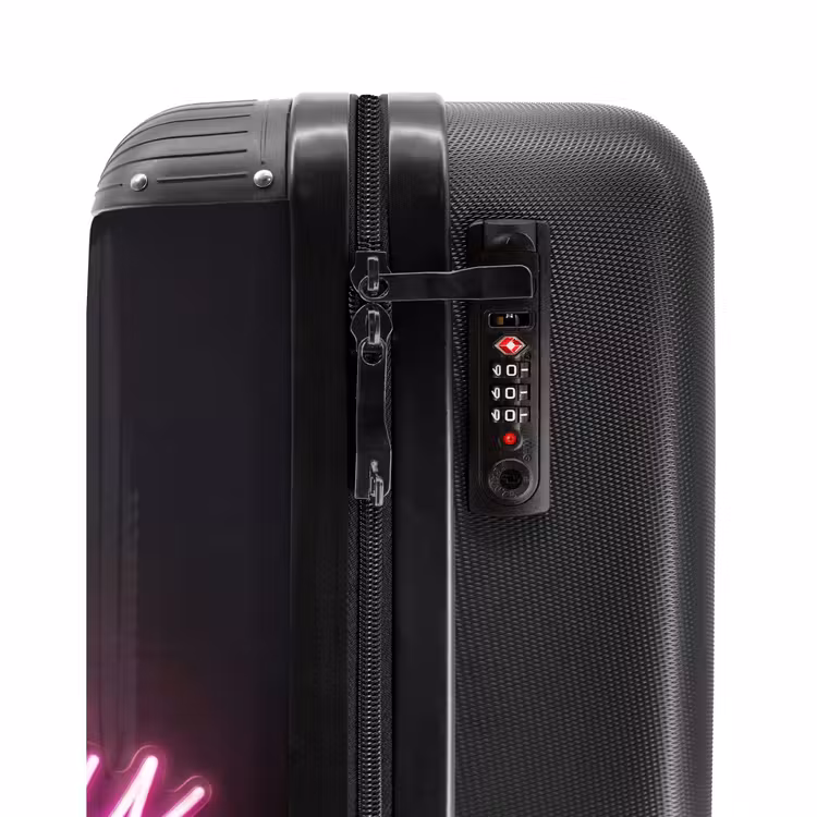 Ironisch - Tekst - Neon NBS - Handbagage koffer - Volwassenen Unisex middel -slot
