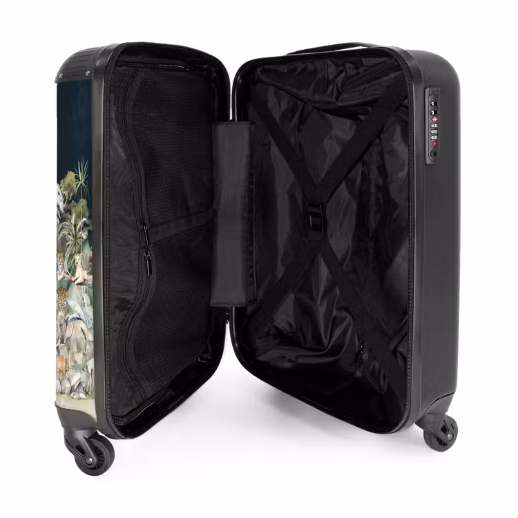 Jungle in de maneschijn NBS - Handbagage koffer - Unisex middel -binnenkant