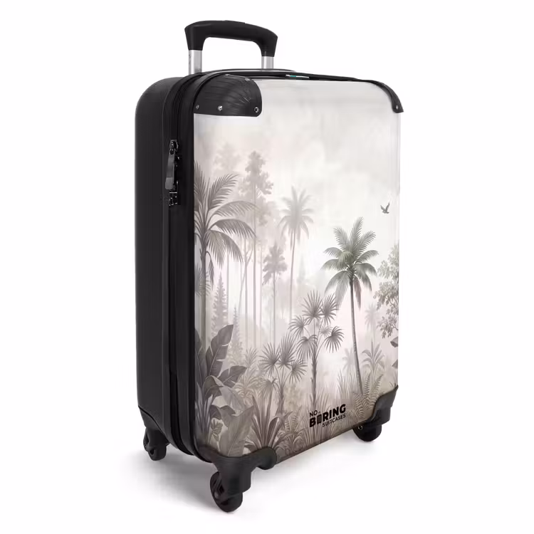 Koffer - Jungle - Palmbomen - Natuur - Jungle - Palmbomen - Natuur NBS - Handbagage koffer - Volwassenen Unisex middel