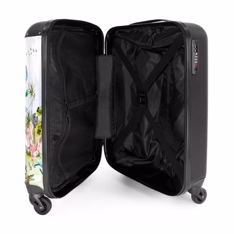 Jungle safari NBS - Handbagage koffer - Unisex middel -binnenkant