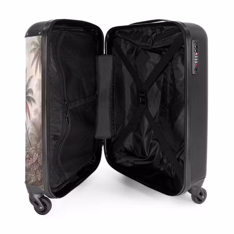 Koffer - Jungle - Watervallen - Tropisch - Illustratie - Jungle - Watervallen - Tropisch - Illustratie NBS - Handbagage koffer - Volwassenen Unisex middel