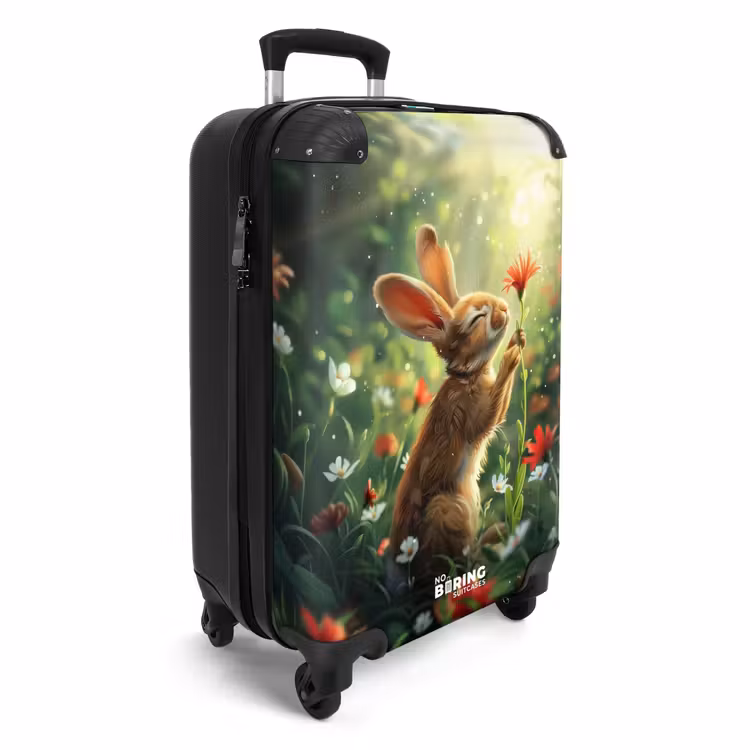 Kasper konijn NBS - Handbagage koffer - Unisex middel -productfoto_3d