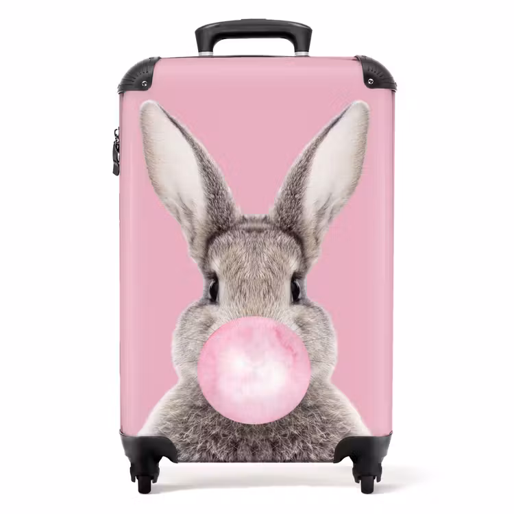 Kauwend knaagje NBS - Handbagage koffer - Unisex middel -productfoto_recht