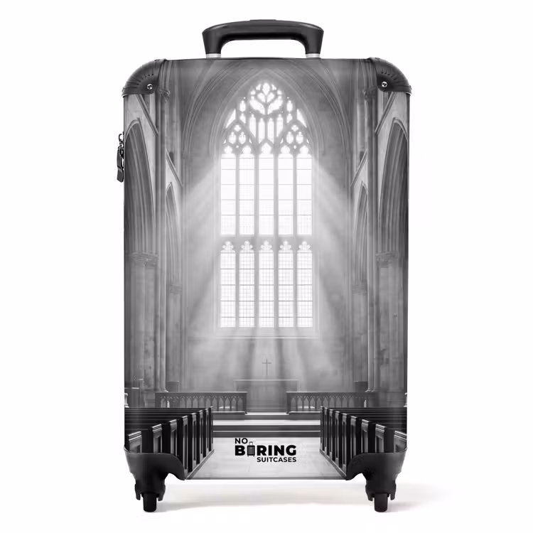 Koffer - Kerk - Interieur - Lichtstralen - Architectuur - Klassiek - Kerk - Interieur - Lichtstralen - Architectuur - Klassiek NBS - Handbagage koffer - Volwassenen Unisex middel