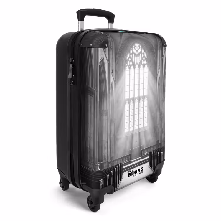 Koffer - Kerk - Interieur - Lichtstralen - Architectuur - Klassiek - Kerk - Interieur - Lichtstralen - Architectuur - Klassiek NBS - Handbagage koffer - Volwassenen Unisex middel