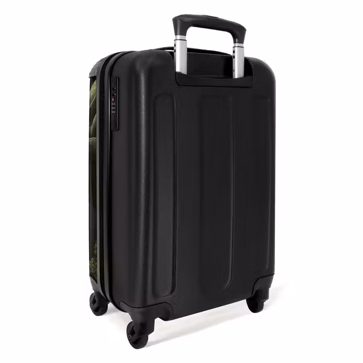 Koffer - Klassiek - Donker - Botanisch - Planten - Klassiek - Donker - Botanisch - Planten NBS - Handbagage koffer - Volwassenen Unisex middel