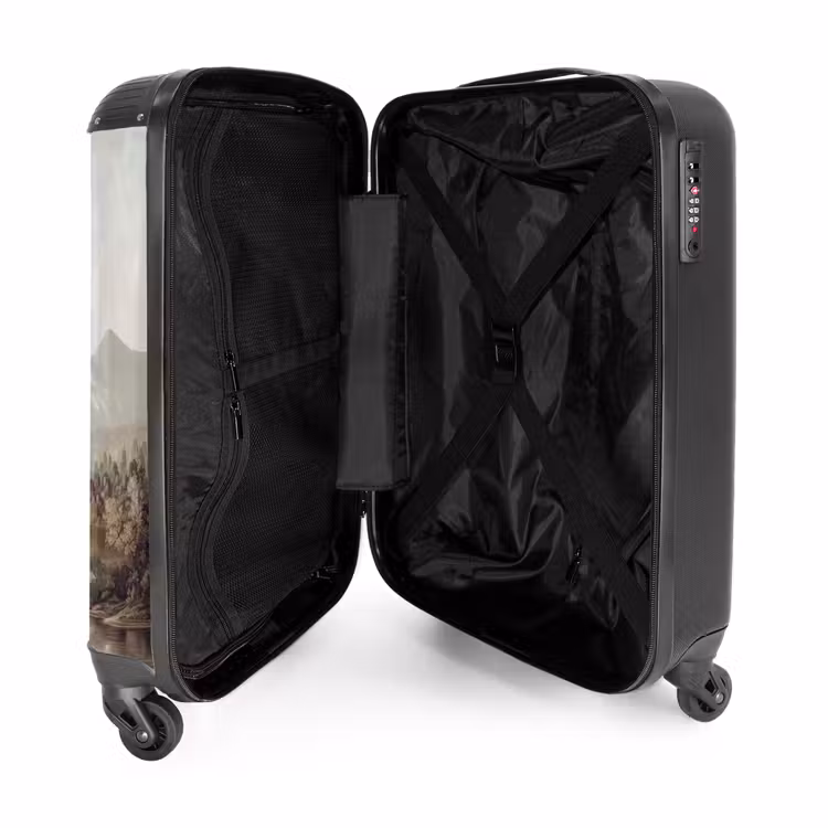 Klassiek - Landschap - Sereen NBS - Handbagage koffer - Volwassenen Unisex middel -binnenkant