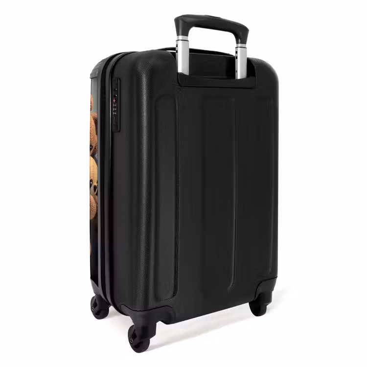 Knuffelberen NBS - Handbagage koffer - Unisex middel -achterkant