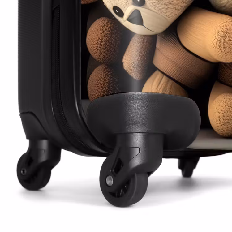 Knuffelberen NBS - Handbagage koffer - Unisex middel -wiel