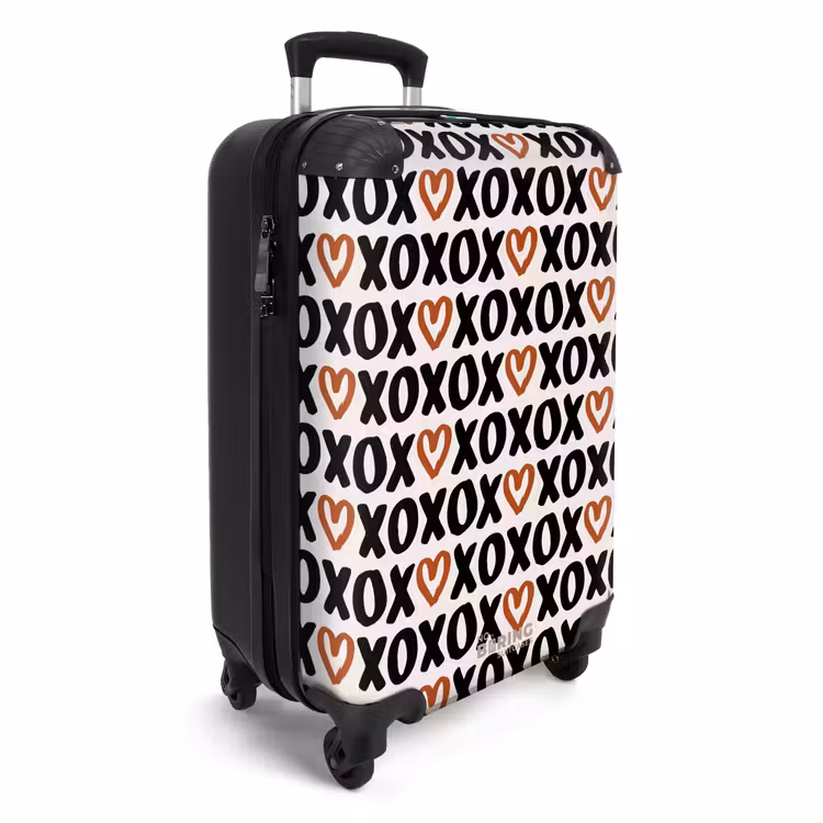 Knuffels en Hartjes NBS - Handbagage koffer - Volwassenen Unisex middel -productfoto_3d