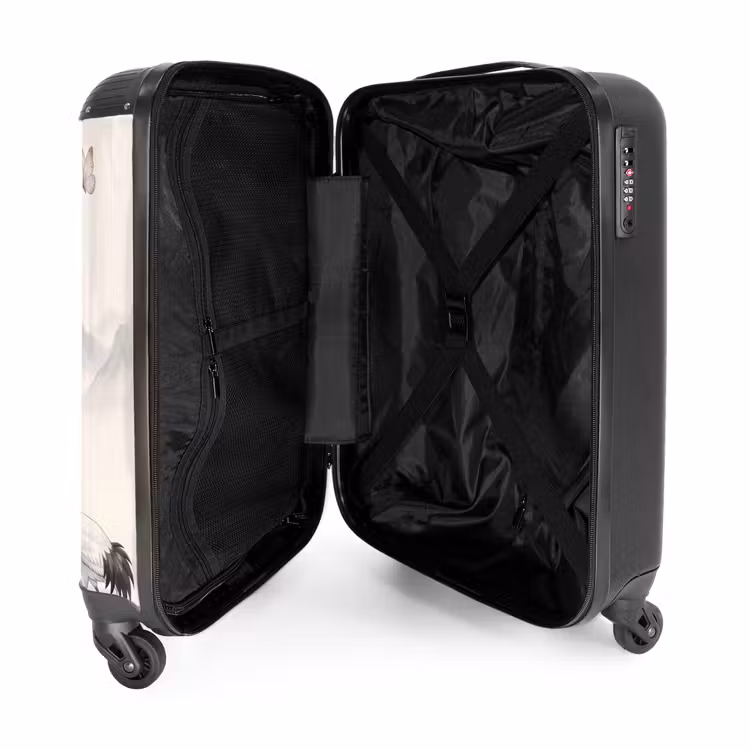 Koffer - Kraanvogel - Azië - Klassiek - Kraanvogel - Azië - Klassiek NBS - Handbagage koffer - Volwassenen Unisex middel