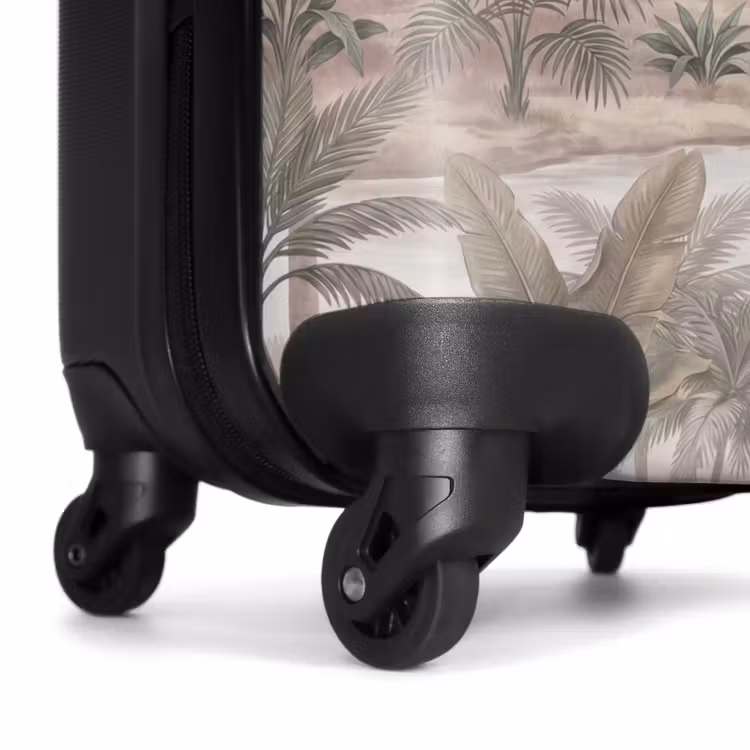 Koffer - Kraanvogels - Palmbomen - Tropisch - Kraanvogels - Palmbomen - Tropisch NBS - Handbagage koffer - Volwassenen Unisex middel
