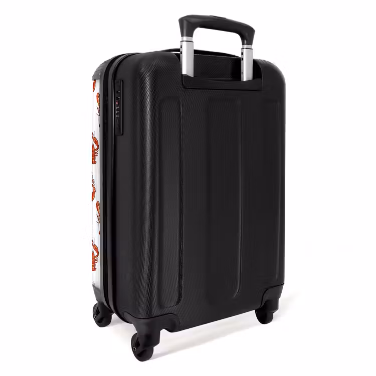 Kreeften patroon NBS - Handbagage koffer - Volwassenen Unisex middel -achterkant